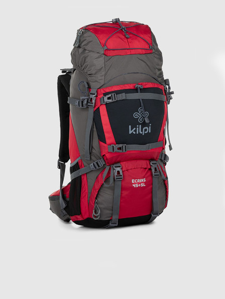 Kilpi Sivo-rdeč unisex športni nahrbtnik Kilpi ECRINS (45+5 l)