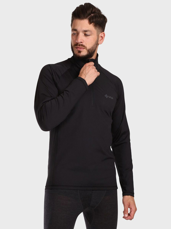Kilpi Črna moška termalna športna majica KILPI WILLIE