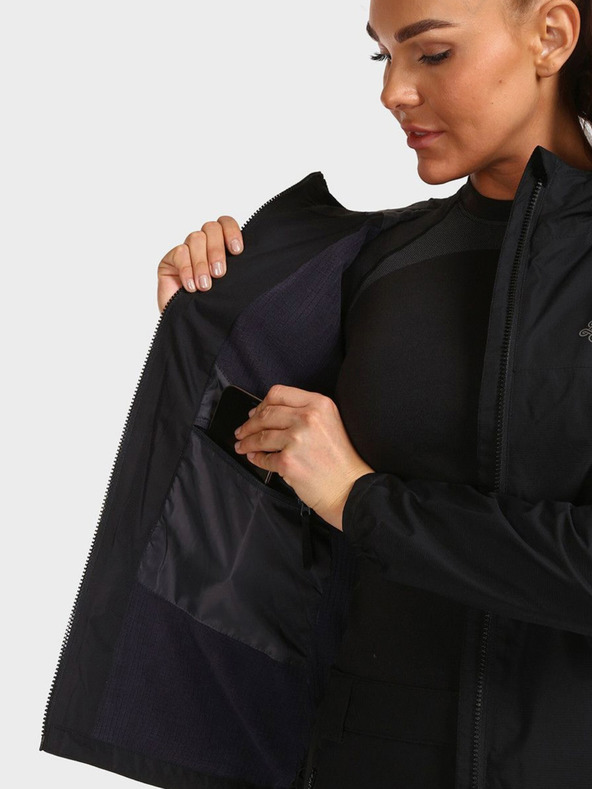Kilpi Črna ženska športna jakna Kilpi OLVERA