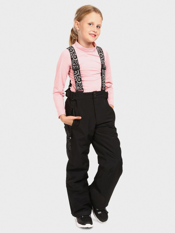 Kilpi Črne otroške smučarske hlače Kilpi GABONE