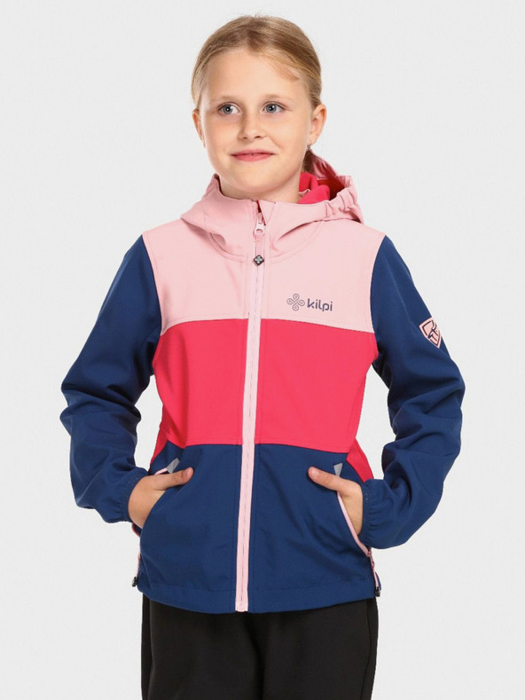 Kilpi Modro-rožnata dekliška softshell jakna Kilpi RAVIA