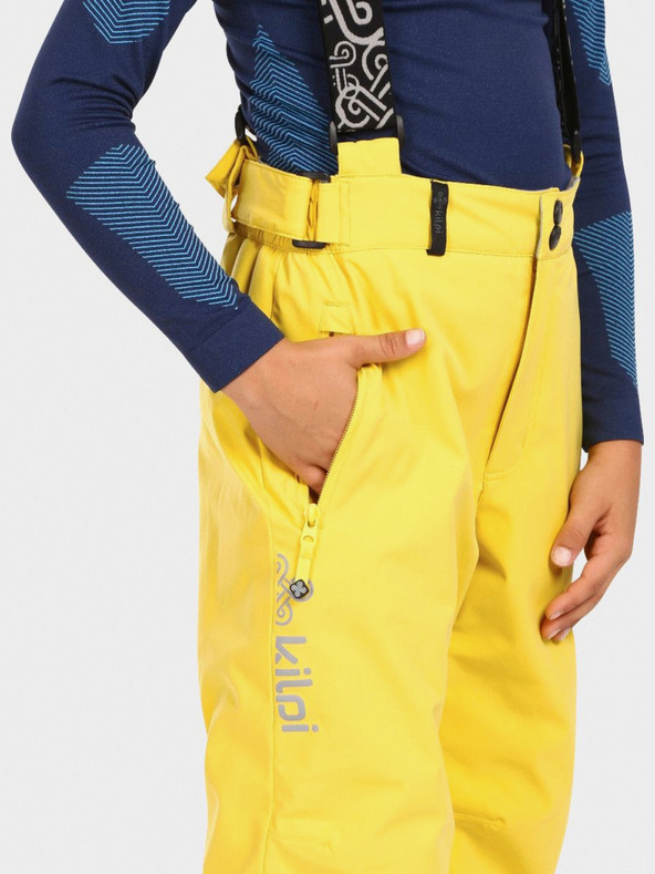 Kilpi Rumene deške smučarske hlače KILPI MIMAS