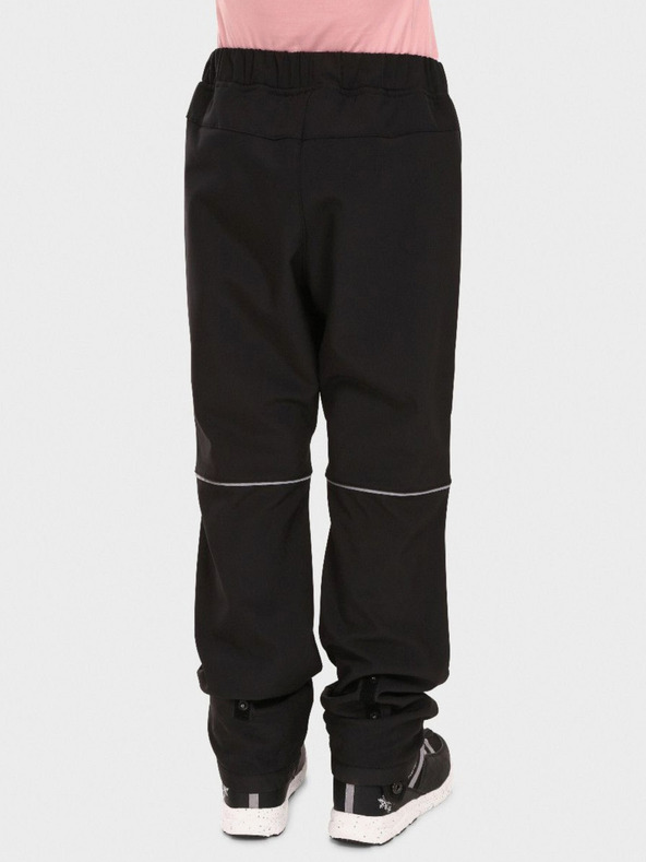 Kilpi Črne otroške softshell hlače Kilpi RIZO