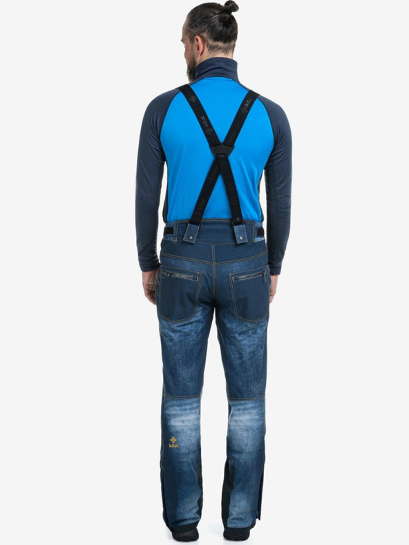 Kilpi Moške softshell smučarske hlače Kilpi JEANSO-M Temno modra