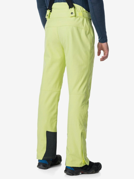 Kilpi Svetlo zelene moške softshell smučarske hlače Kilpi RHEA