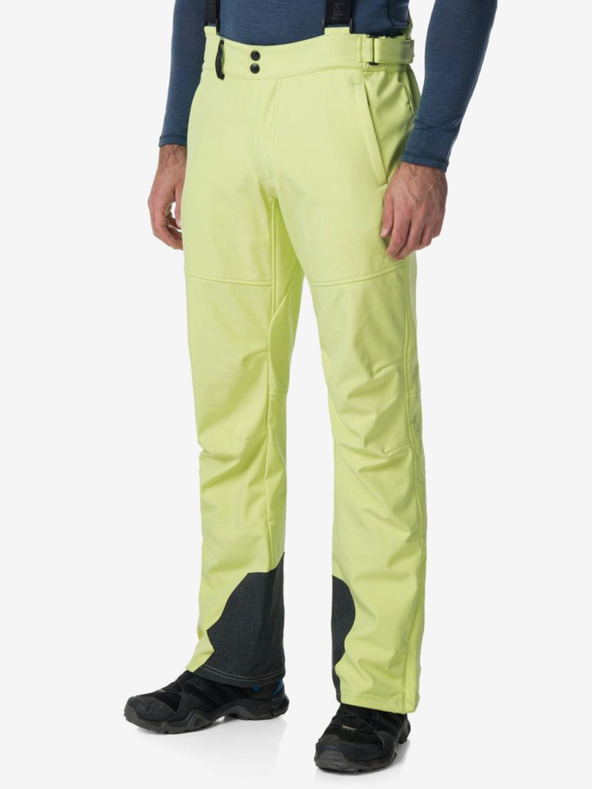 Kilpi Svetlo zelene moške softshell smučarske hlače Kilpi RHEA