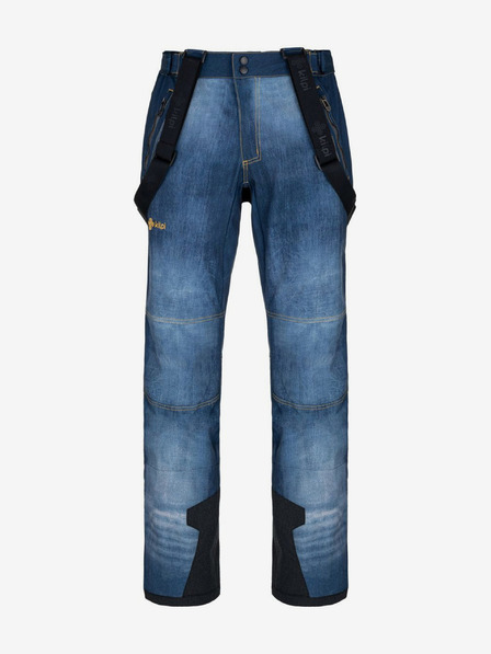 Kilpi Temno modre moške softshell smučarske hlače Kilpi JEANSO