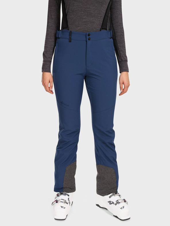 Kilpi Temno modre ženske softshell smučarske hlače Kilpi RHEA