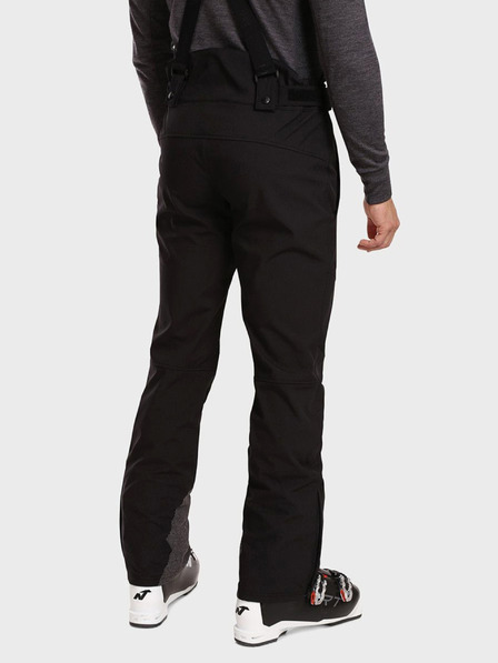 Kilpi Črne moške softshell smučarske hlače Kilpi RHEA