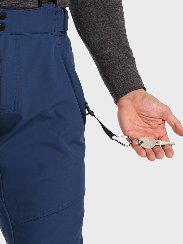 Kilpi Temno modre moške softshell smučarske hlače Kilpi RHEA