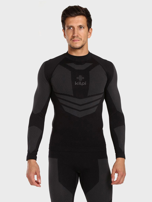 Kilpi Črna moška termo majica KILPI NATHAN