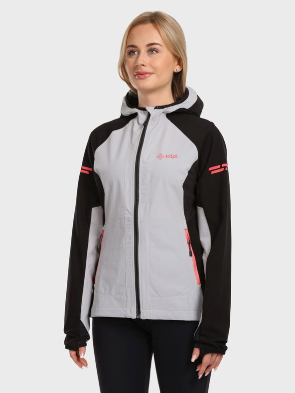 Kilpi Črno-siva ženska športna jakna Kilpi BALEO