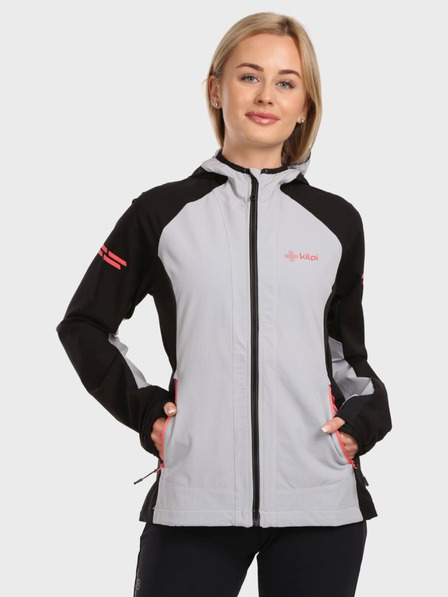 Kilpi Črno-siva ženska športna jakna Kilpi BALEO