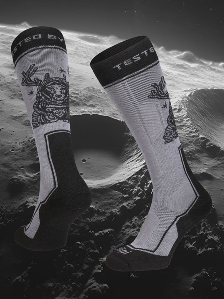Kilpi Črne unisex smučarske nogavice Kilpi LTD DESTIN-U