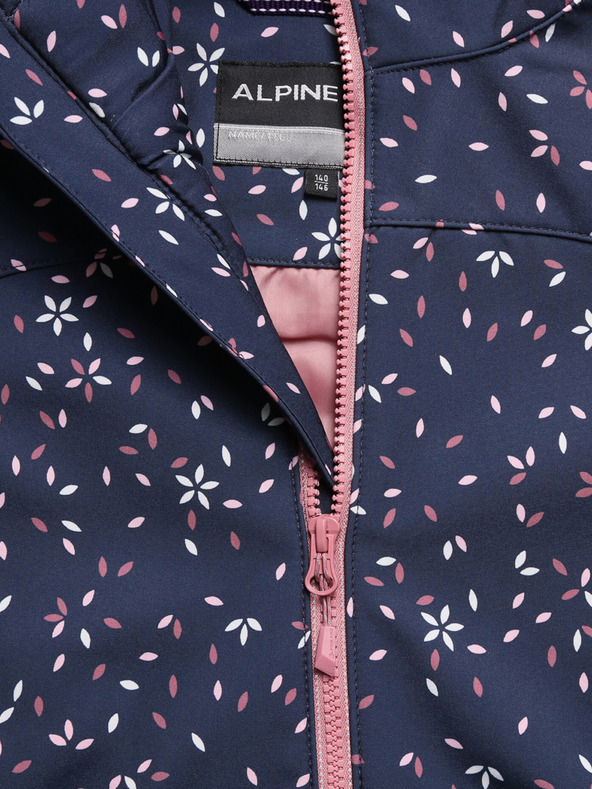 ALPINE PRO Temno moder dekliški softshell plašč ALPINE PRO Ilemo