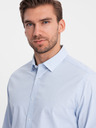 Ombre Clothing Svetlo modra moška srajca Ombre oblačila
