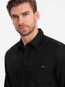 Ombre Clothing Črna moška srajca Ombre Clothing