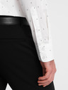 Ombre Clothing Bela moška srajca z vzorcem by Ombre Clothing