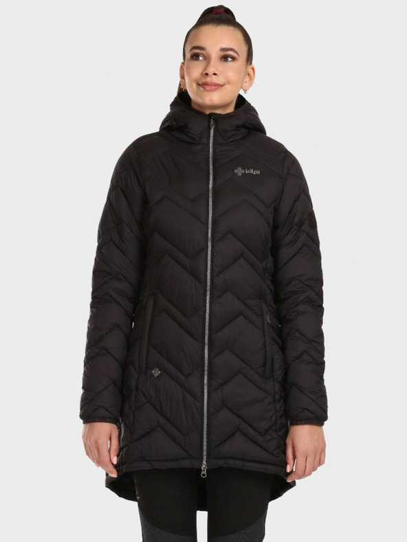 Kilpi Črn ženski zimski plašč Kilpi LEILA-W