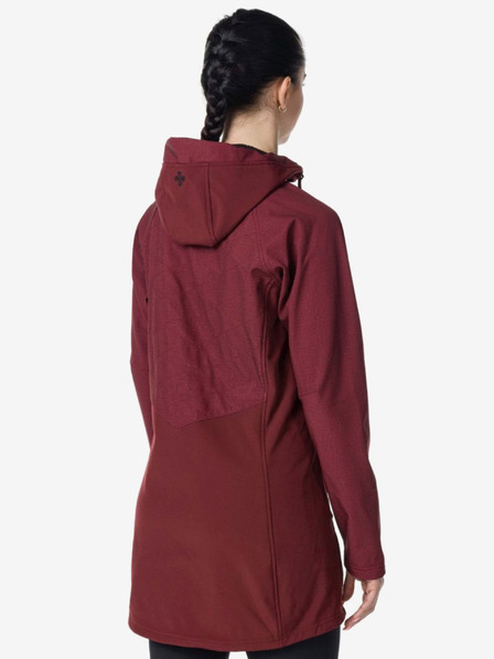 Kilpi Ženski softshell plašč v bordo barvi Kilpi LASIKA-W