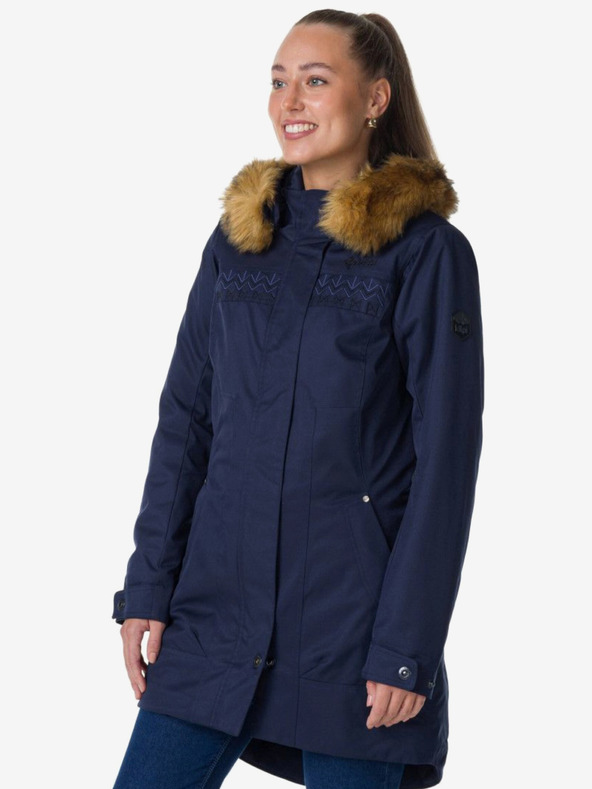 Kilpi Temnozeleni ženski zimski plašč Kilpi PERU-W