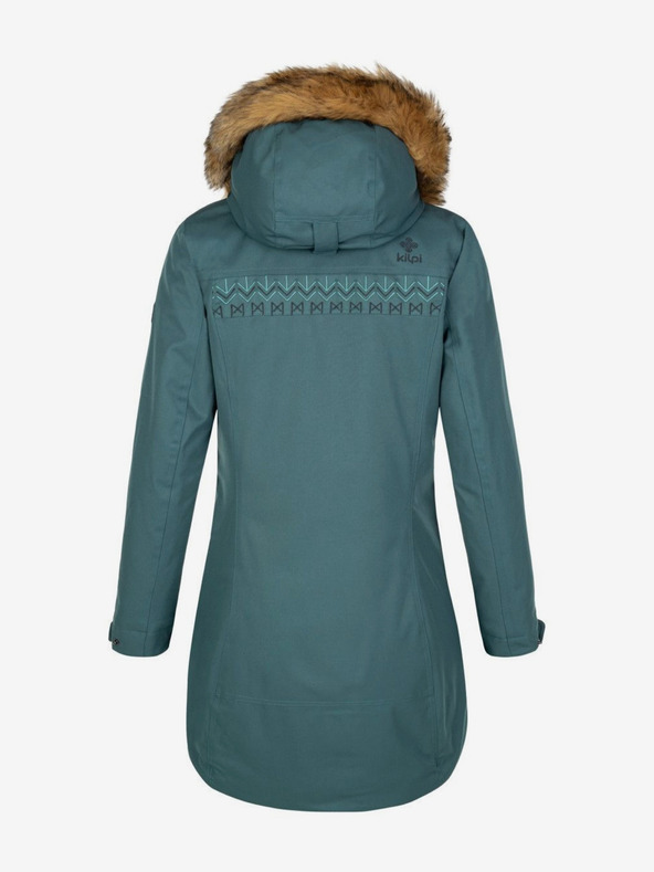 Kilpi Temnozeleni ženski zimski plašč Kilpi PERU-W