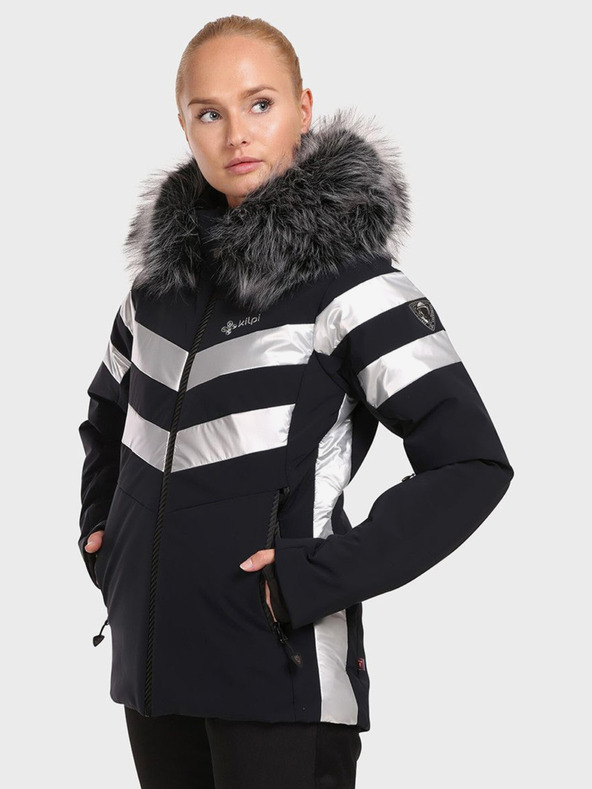 Kilpi Črna ženska luksuzna smučarska jakna Kilpi LTD ASTER-W