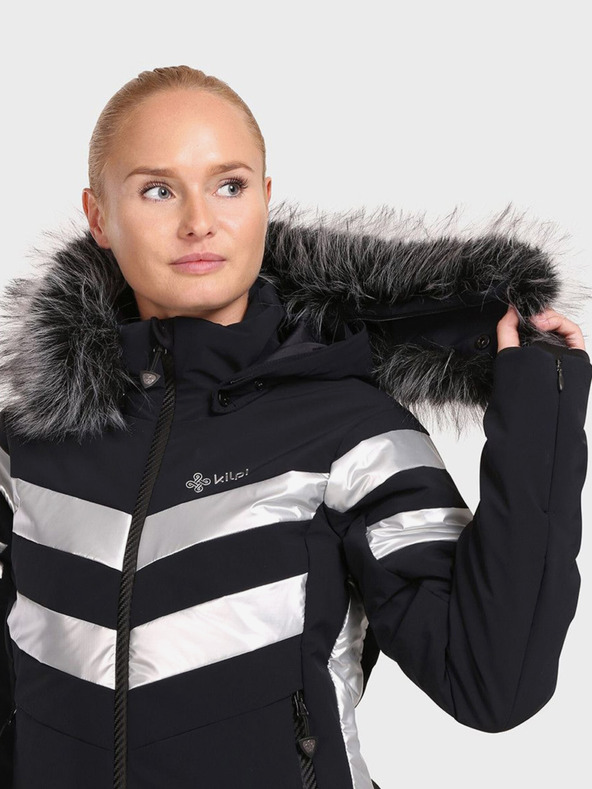 Kilpi Črna ženska luksuzna smučarska jakna Kilpi LTD ASTER-W