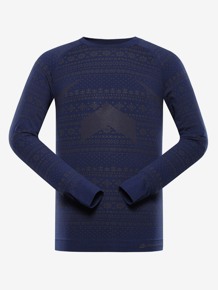 ALPINE PRO Temno modra moška funkcionalna majica ALPINE PRO Ambos