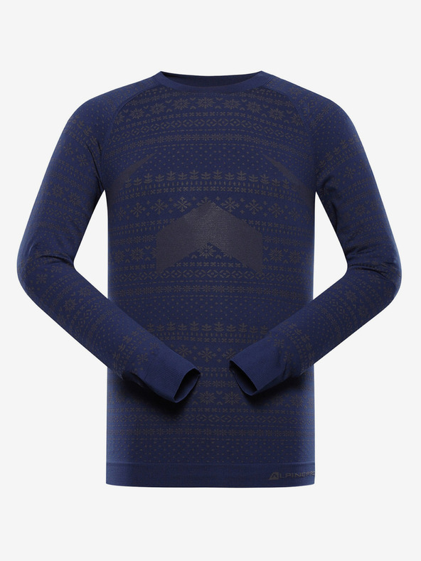 ALPINE PRO Temno modra moška funkcionalna majica ALPINE PRO Ambos