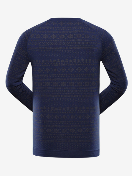 ALPINE PRO Temno modra moška funkcionalna majica ALPINE PRO Ambos