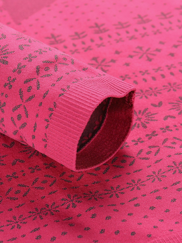 ALPINE PRO Temno roza dekliška funkcionalna majica ALPINE PRO Amboso