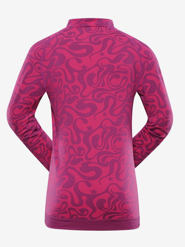 ALPINE PRO Temno roza dekliška funkcionalna majica ALPINE PRO Seamo