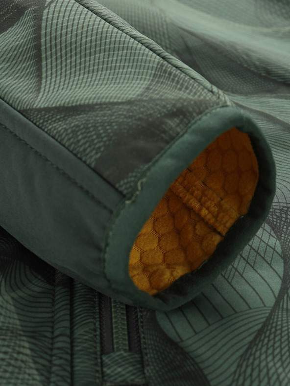 ALPINE PRO Temno zelena otroška softshell jakna ALPINE PRO Hooro