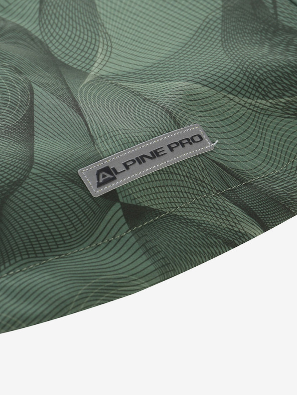 ALPINE PRO Temno zelena otroška softshell jakna ALPINE PRO Hooro