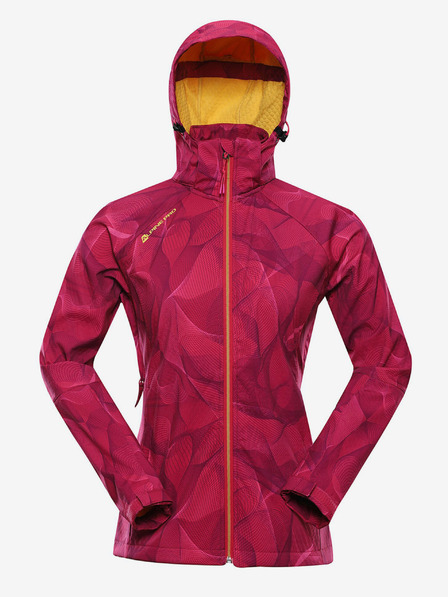 ALPINE PRO Temno roza ženska softshell jakna ALPINE PRO Hoora