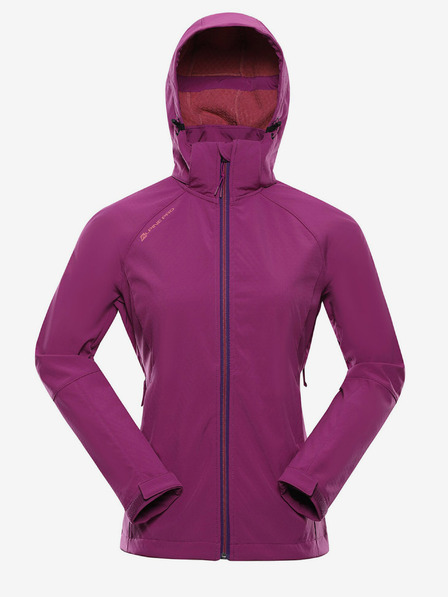 ALPINE PRO Vijolična ženska softshell jakna ALPINE PRO HOORA