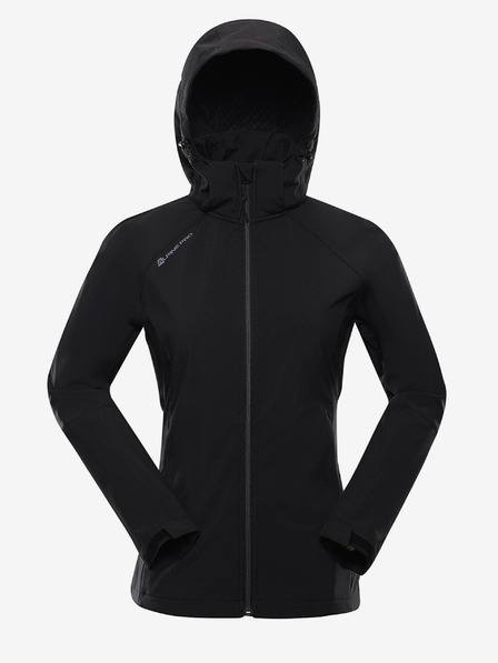 ALPINE PRO Črna ženska softshell jakna ALPINE PRO Hoora