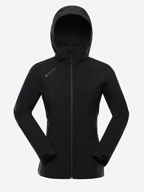 ALPINE PRO Črna ženska softshell jakna ALPINE PRO Hoora