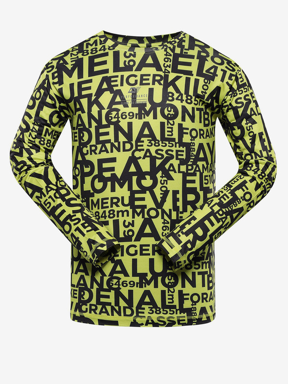 ALPINE PRO Svetlo zelena moška funkcionalna majica ALPINE PRO Lous