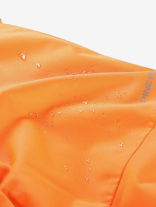 ALPINE PRO Oranžne otroške smučarske hlače z membrano ptx ALPINE PRO Osago