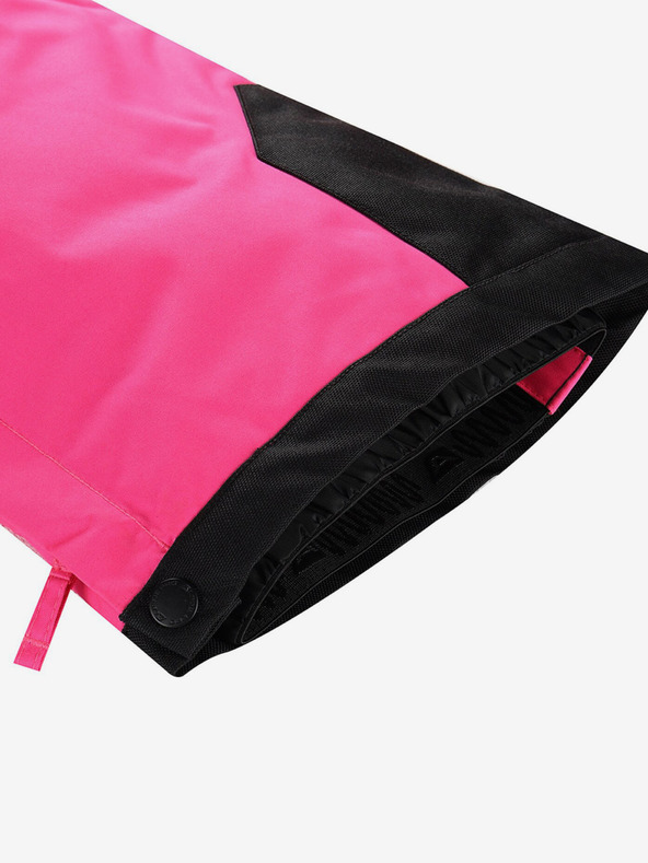 ALPINE PRO Temno rožnate dekliške smučarske hlače z membrano ptx ALPINE PRO Osago