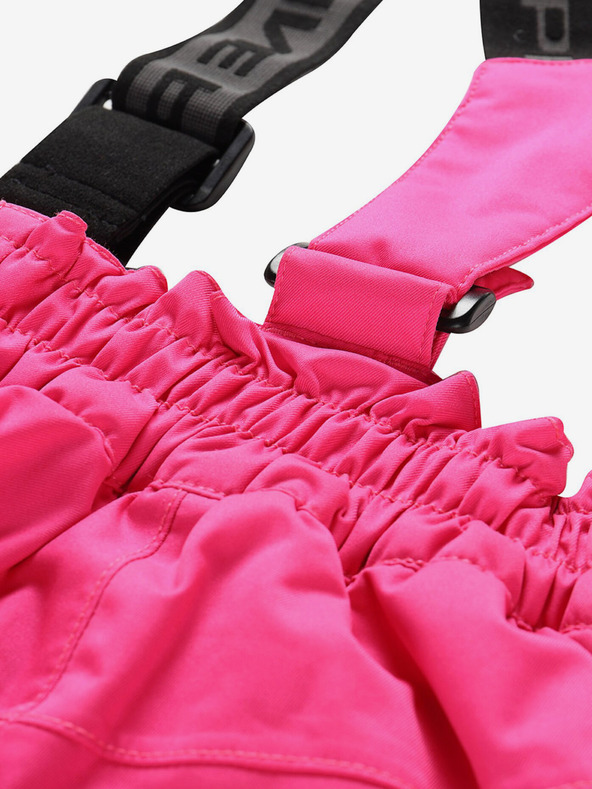 ALPINE PRO Temno rožnate dekliške smučarske hlače z membrano ptx ALPINE PRO Osago