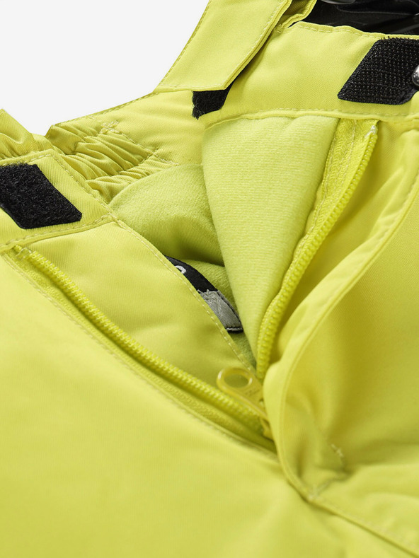 ALPINE PRO Svetlo zelene otroške smučarske hlače z membrano ptx ALPINE PRO Osago