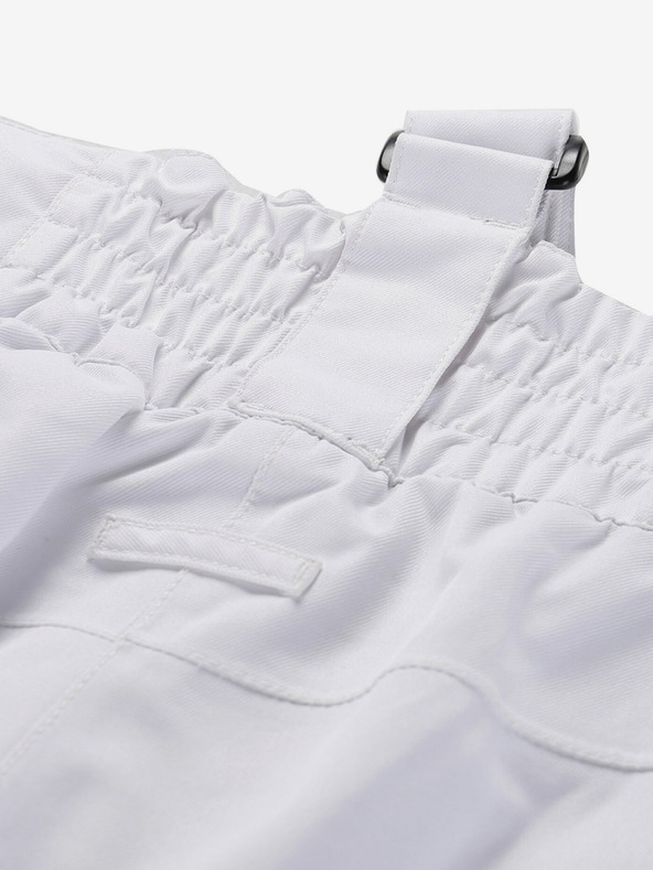 ALPINE PRO Bele ženske smučarske hlače z membrano ptx ALPINE PRO Osago