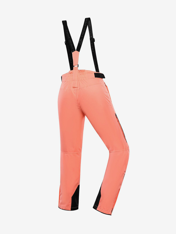 ALPINE PRO Oranžne ženske smučarske hlače z membrano PTX ALPINE PRO Osago
