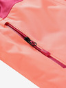 ALPINE PRO Oranžno-rožnata dekliška smučarska jakna z membrano PTX ALPINE PRO Reamo