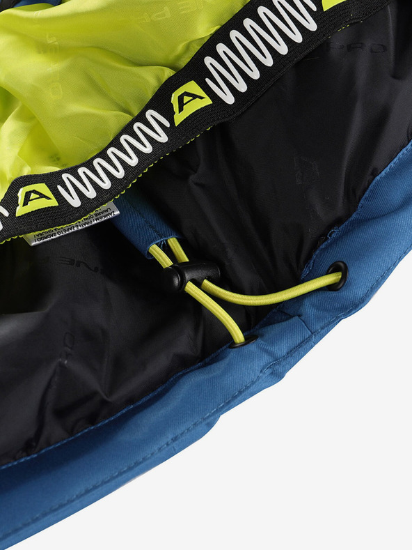 ALPINE PRO Modro-zelena otroška smučarska jakna z membrano PTX ALPINE PRO Reamo