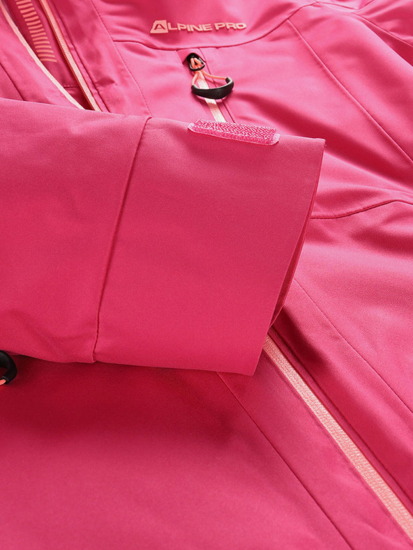 ALPINE PRO Temno roza ženska smučarska jakna z membrano PTX ALPINE PRO Reamo