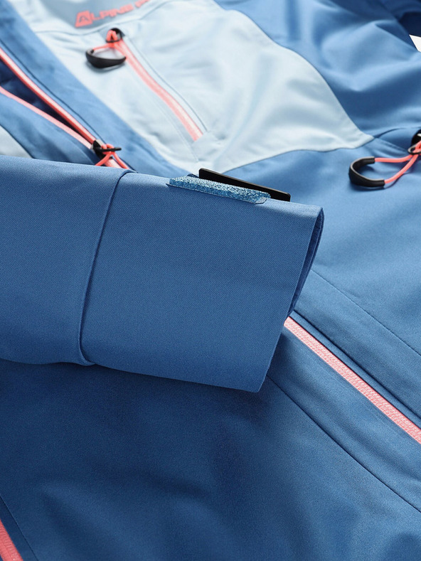 ALPINE PRO Modra ženska smučarska jakna z membrano PTX ALPINE PRO Reama